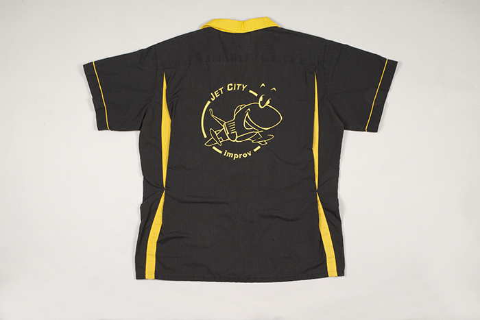 Image of Jet City Improv performer shirt, ca. 1996