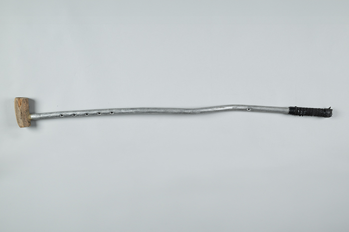 Image of Metal mallet used by Irving Arzeta for bike polo in Seattle, ca. 1999-2000