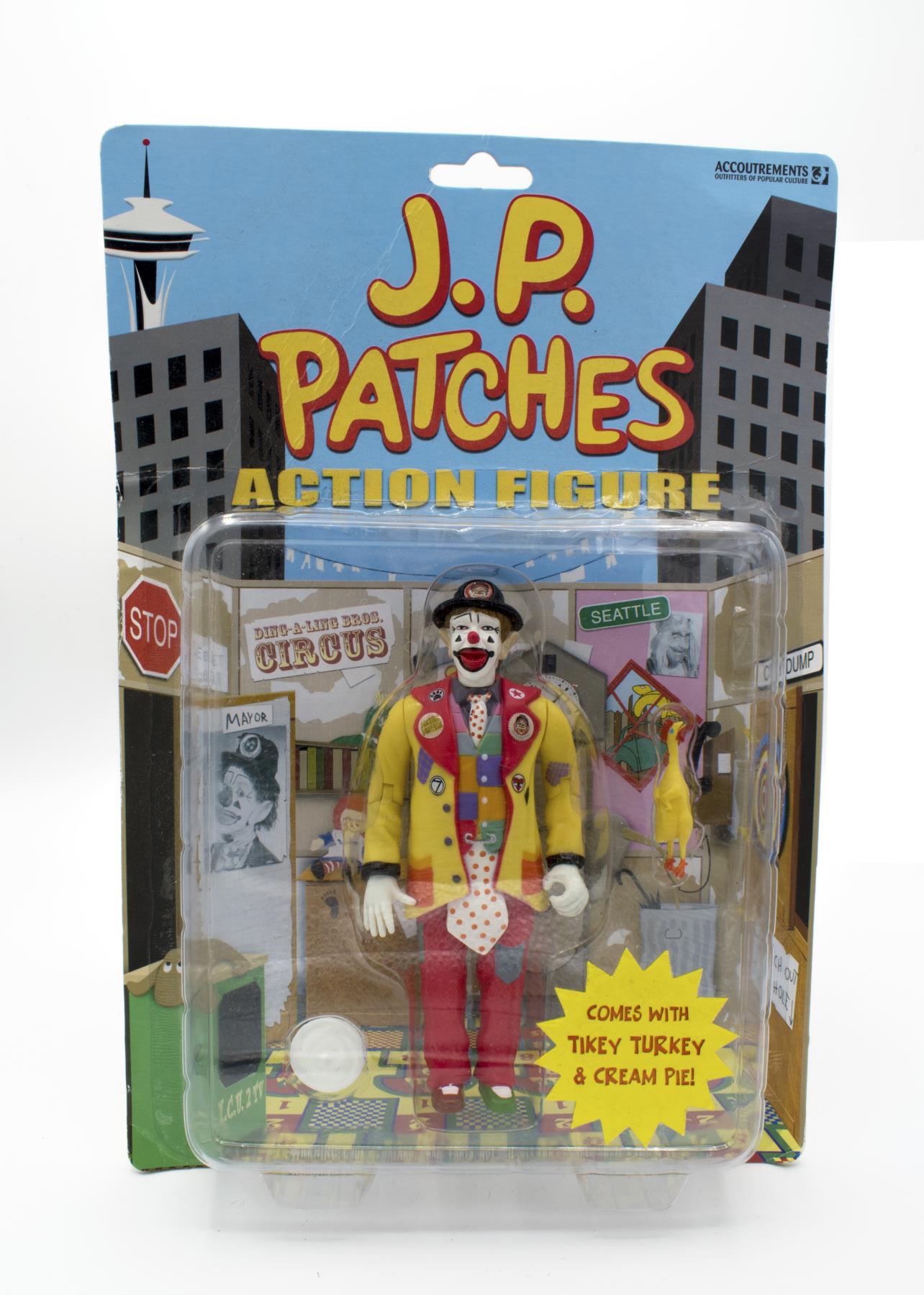 Image of Action figure, J.P. Patches in original packaging, ca. 2003