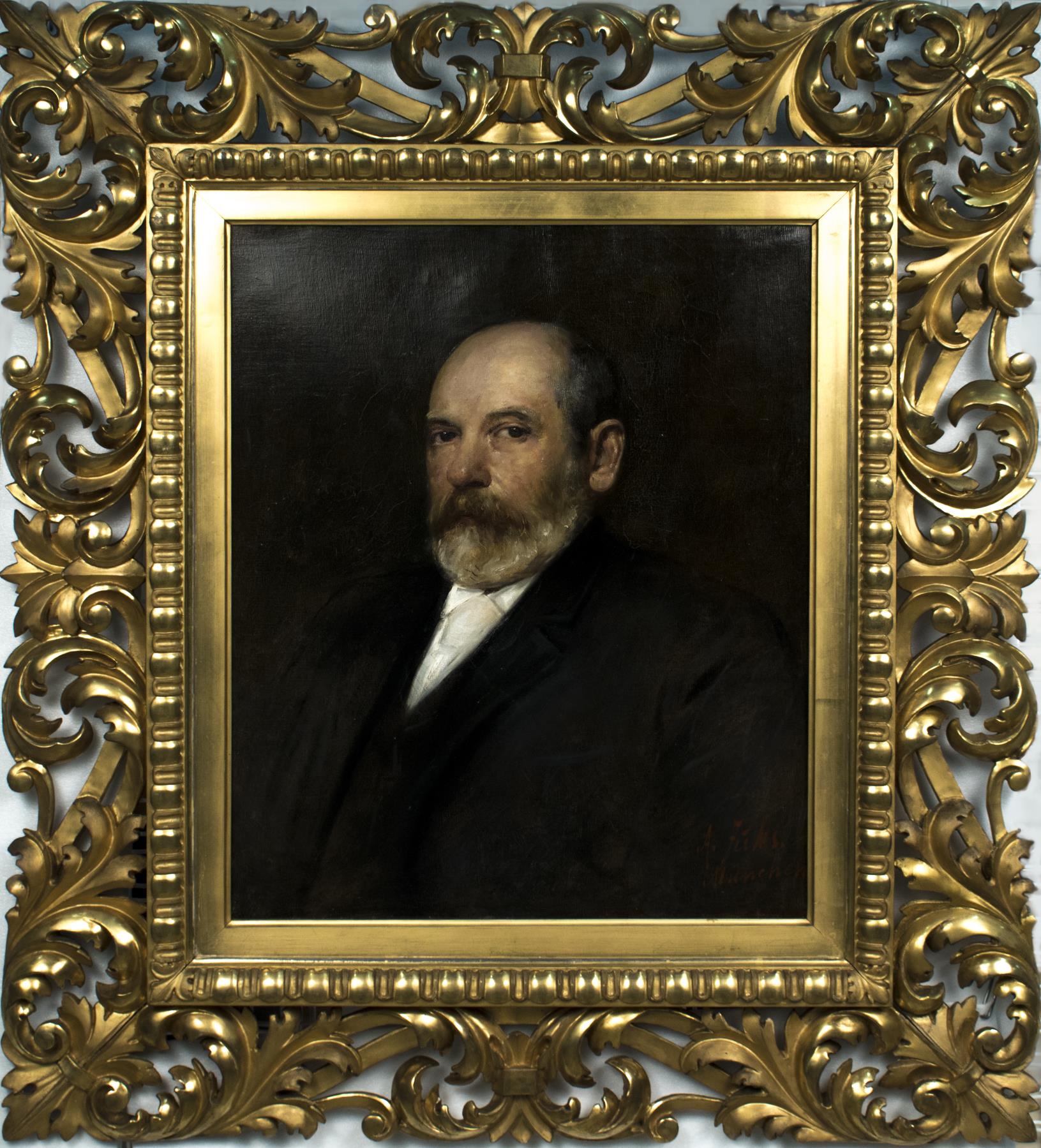 Image of Portrait of Mr. Bailey Gatzert by Abram Fuks, 1890