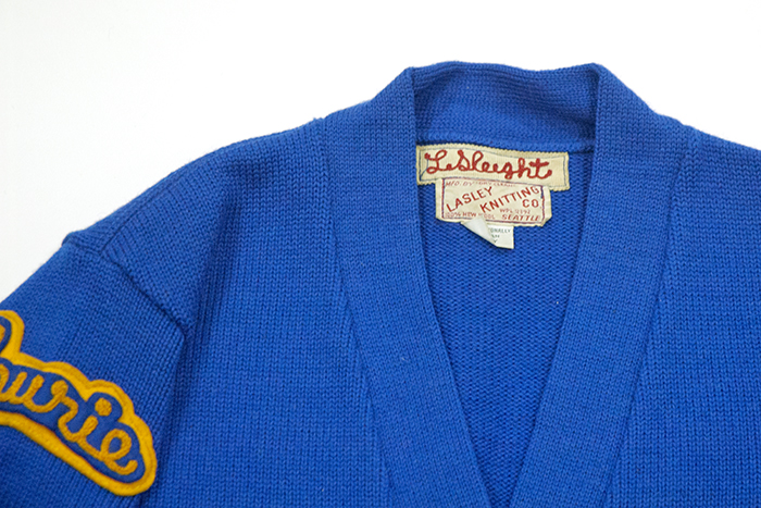 Image of West Seattle High School blue letterman sweater, 1973