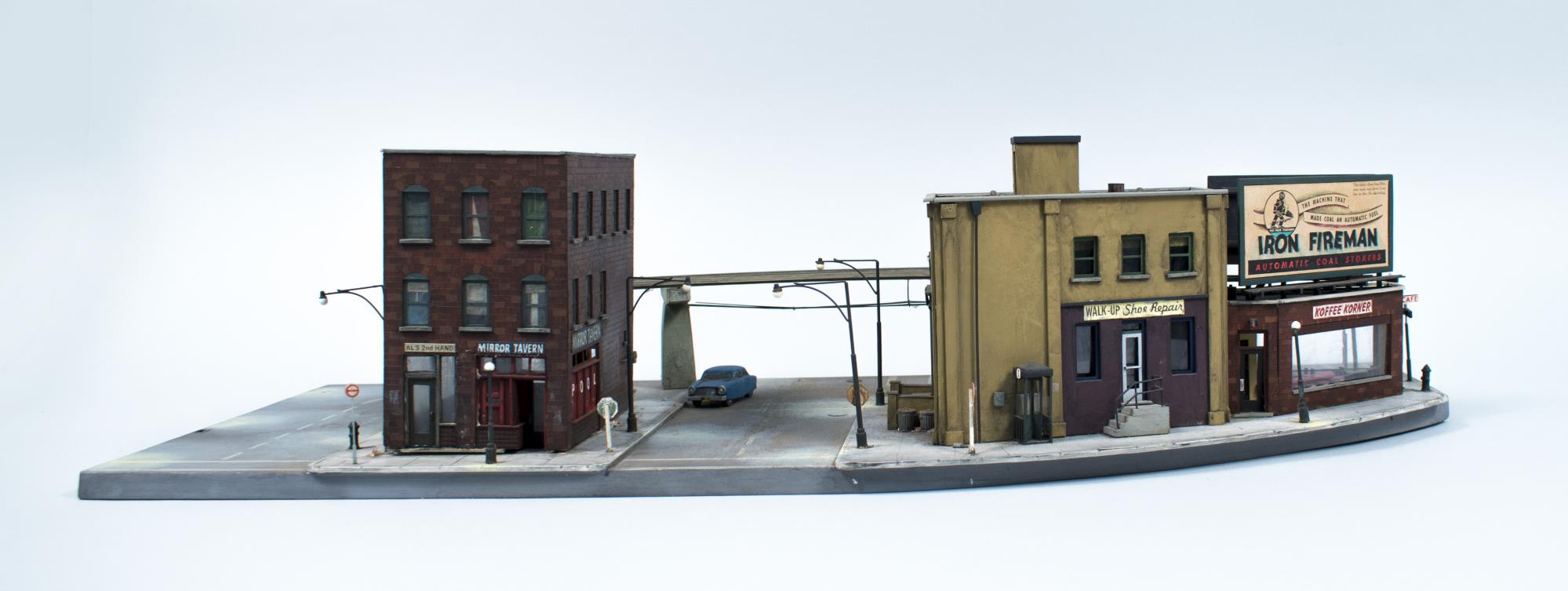 Image of Large model of Seattle for 1985 movie, 