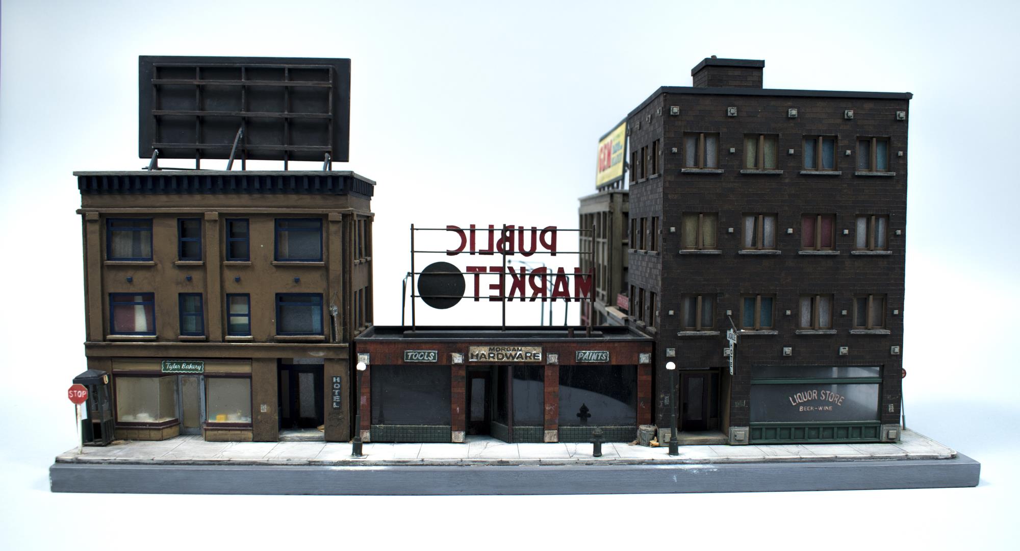 Image of Large model of Seattle for 1985 movie, 