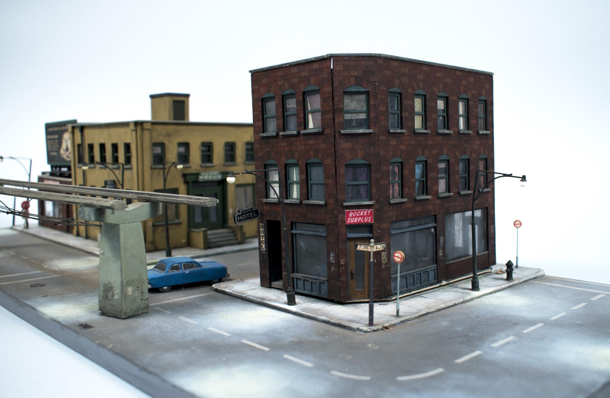 Image of Large model of Seattle for 1985 movie, 