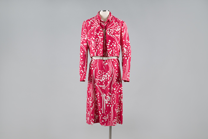 Image of Pink and white ensemble, ca. 1960s