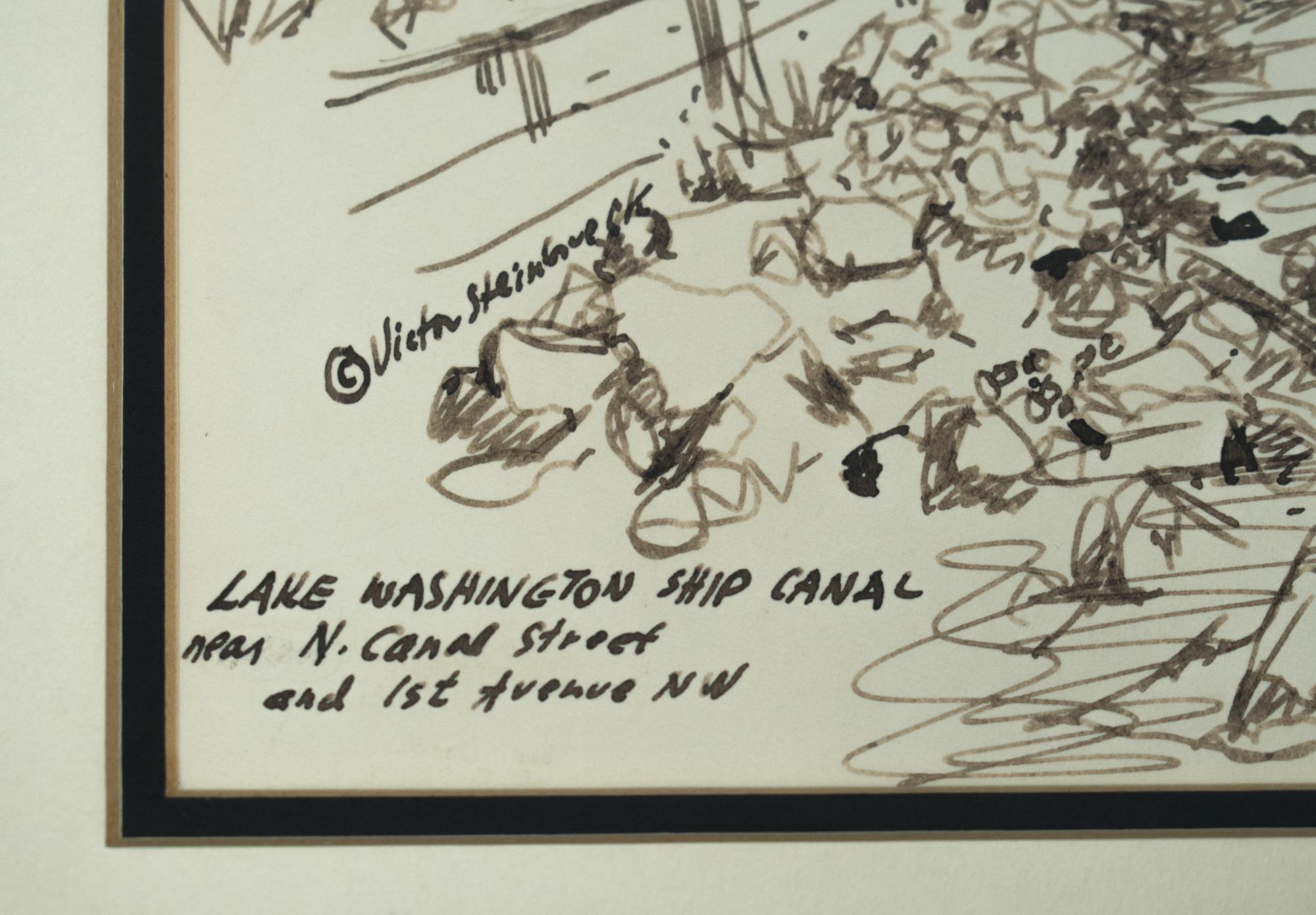 Image of Pen and ink drawing, 