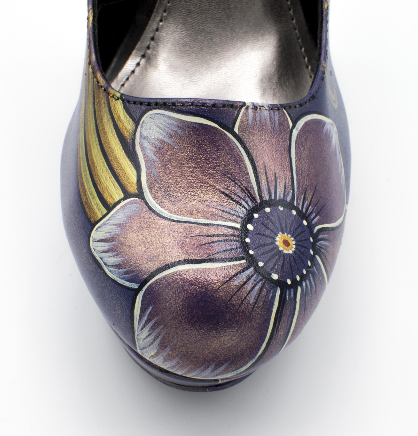 Image of Pair of hand painted 