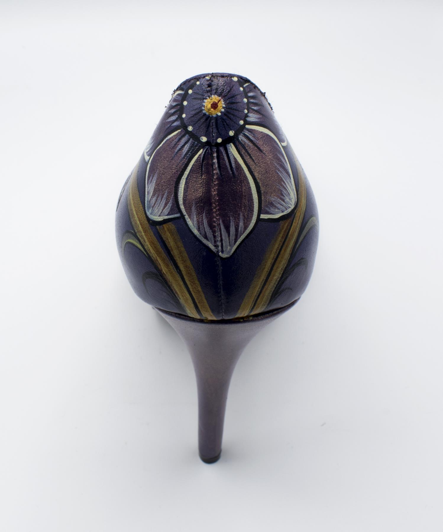 Image of Pair of hand painted 