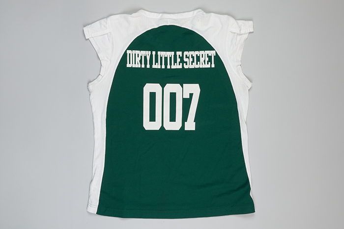 Image of Rat City Rollergirls All-Stars team jersey, worn by “Dirty Little Secret,” ca. 2005-2010