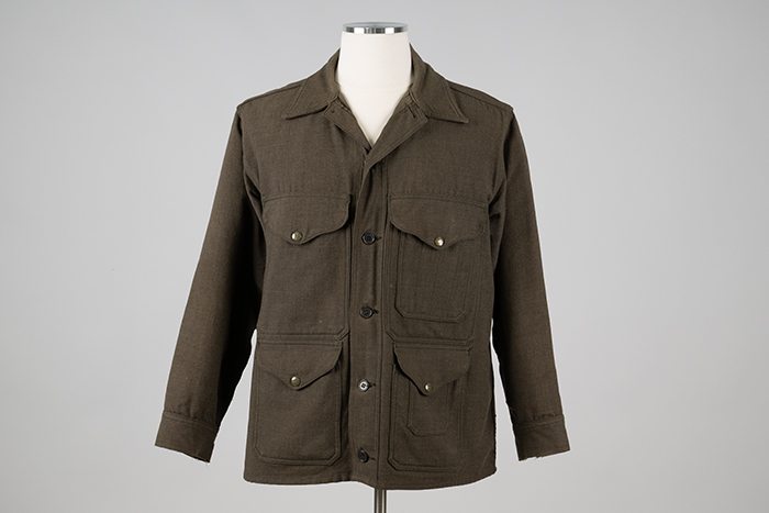 Image of Olive green Filson jacket, ca. 1951