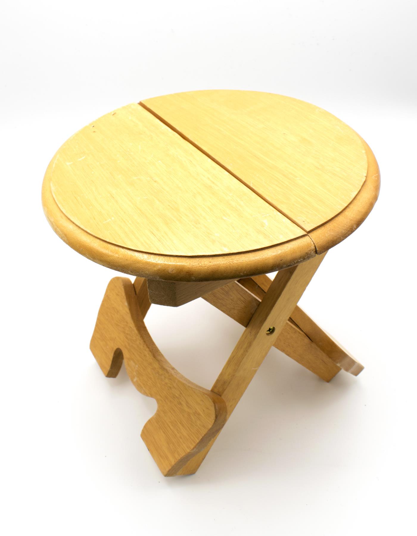 Image of Prototype Fold-A-Way table designed and sold by Doces Furniture, ca. 1980s