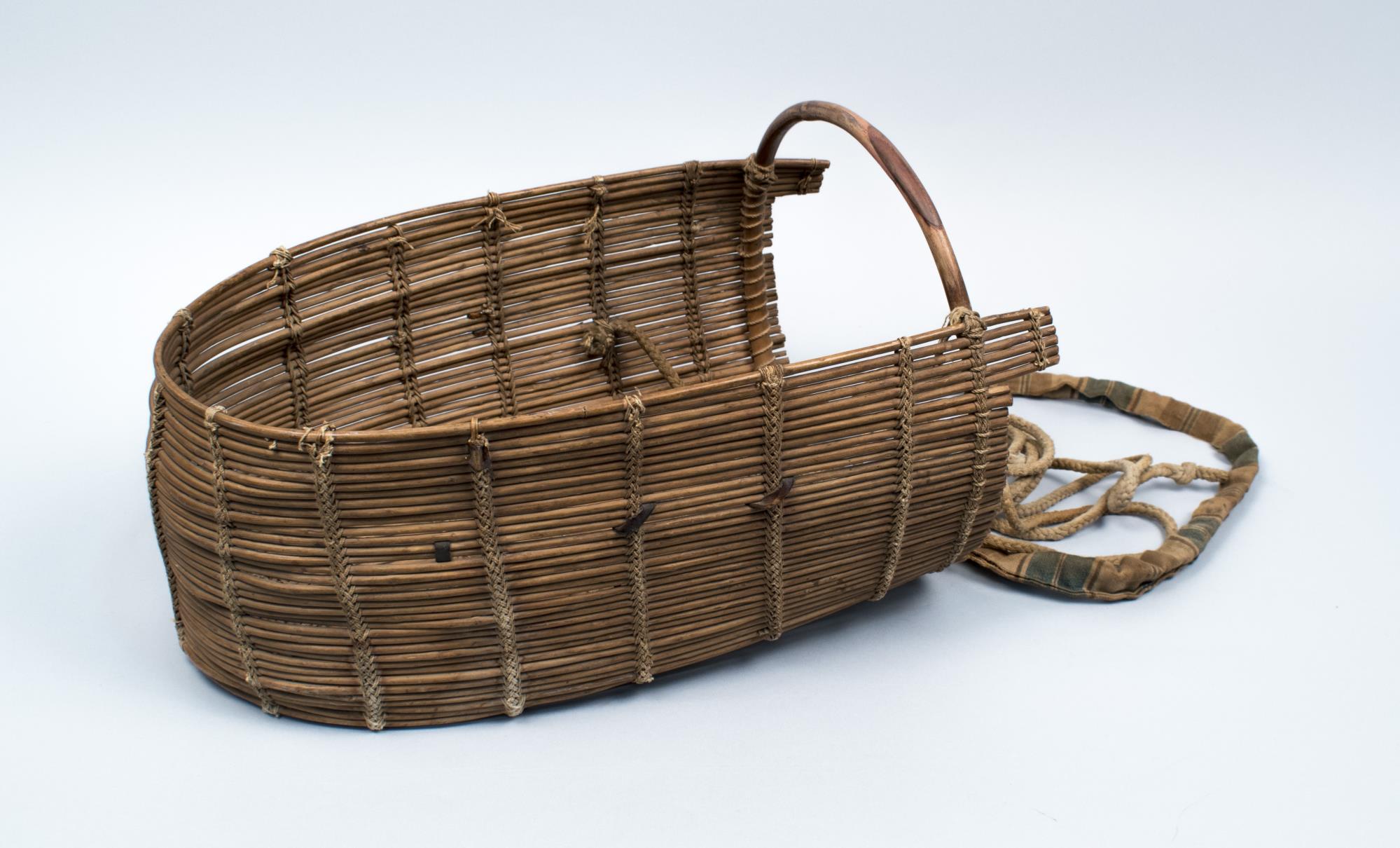 Image of Cradle basket given to Gilbert Norris Turner by members of the Tulalip tribe in the early 1910s