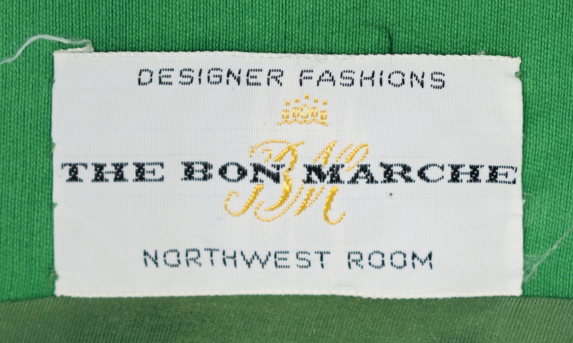 Green dress and jacket from The Bon March, 1960s Museum of History & Industry Green dress and jacket from The Bon March, 1960s Museum of History & Industry