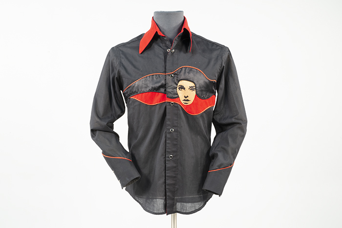 Image of Red and black shirt made by Friends of the Rag, 1978