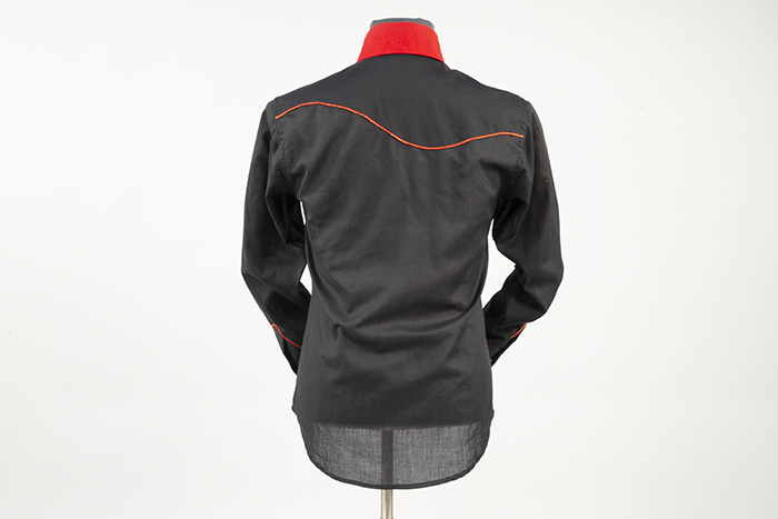 Image of Red and black shirt made by Friends of the Rag, 1978