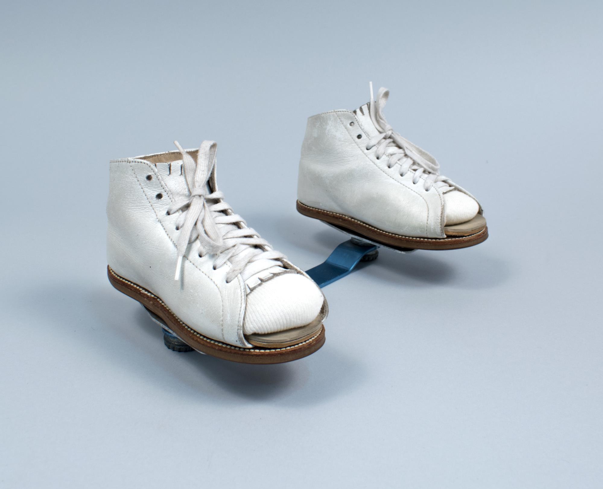 Image of Pair of children's orthopedic shoes, ca. 1940s-1970s