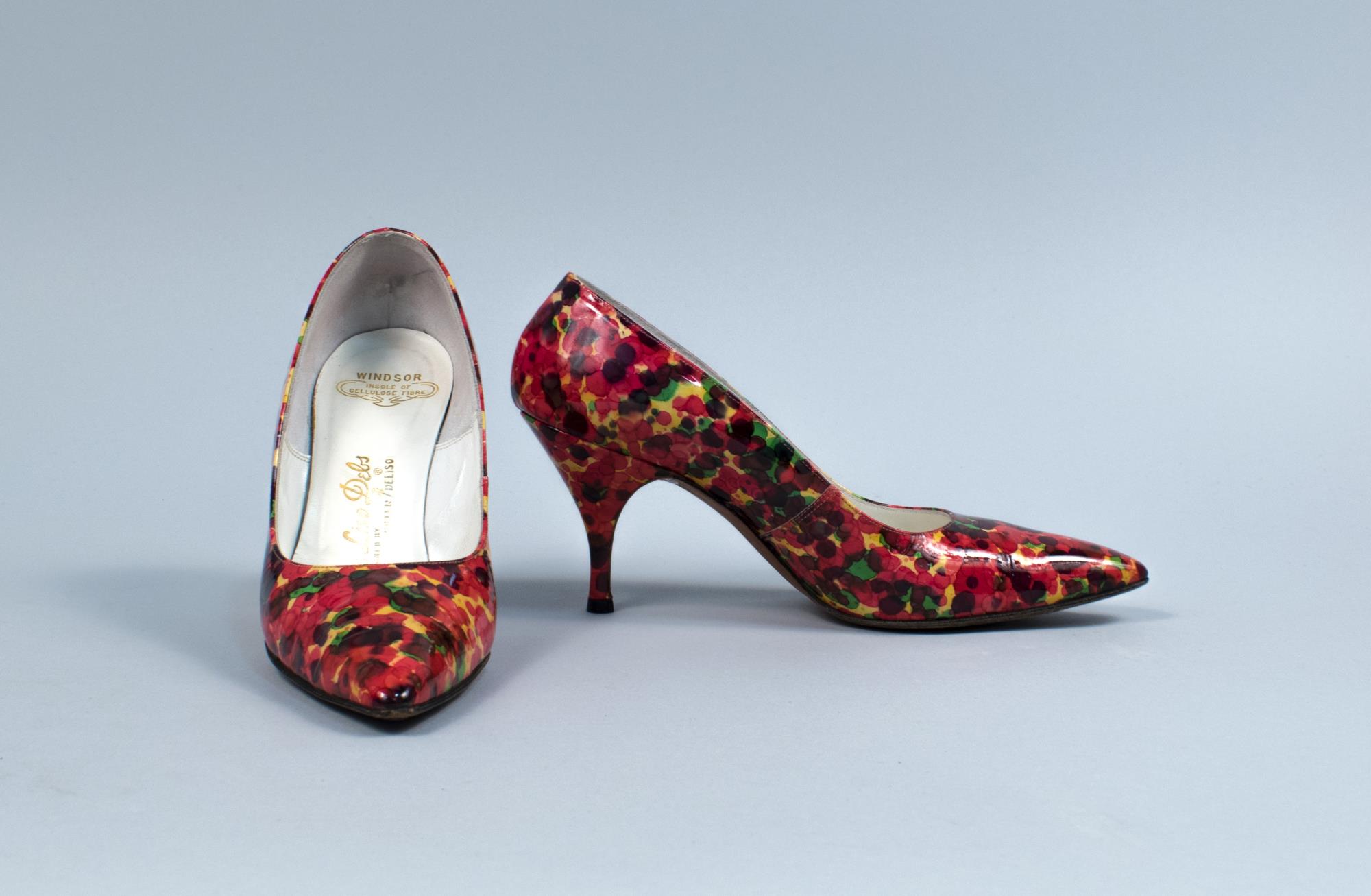 Image of Multicolored high heels from Nordstrom, ca. 1950s