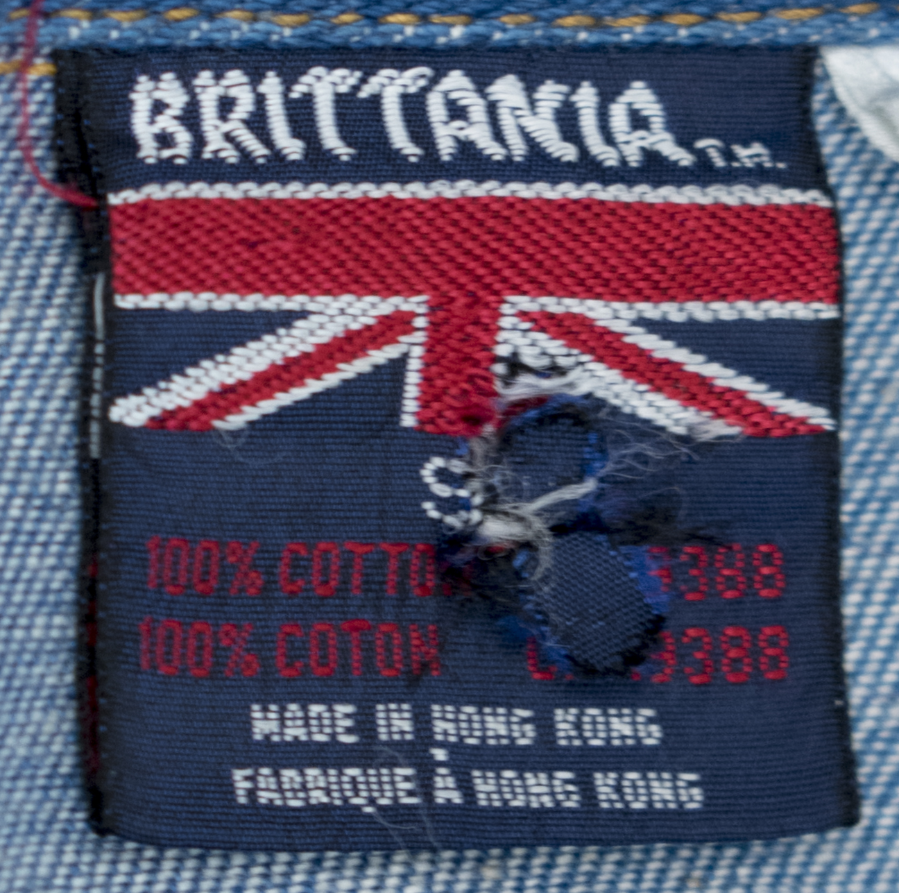Image of Denim shirt made by Brittania, ca. 1975-1979