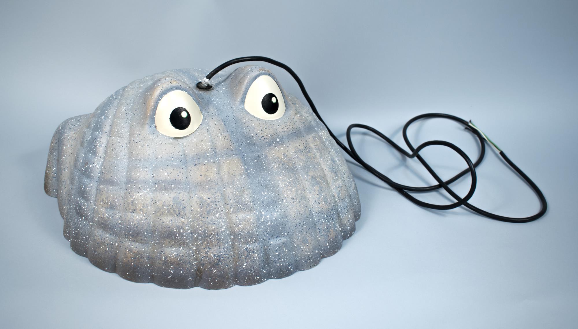 Image of Ivar's Restaurant hanging clam lamp, ca. 1970s-1980s