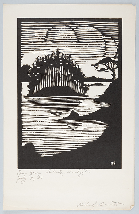 Image of Woodcut by Richard Bennett, 
