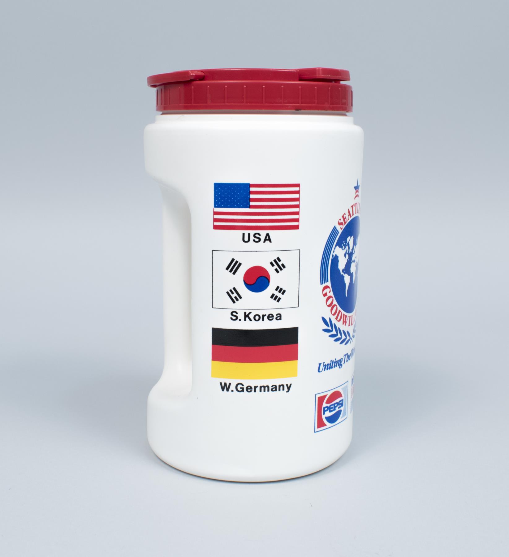 Image of Goodwill Games plastic water bottle, 1990