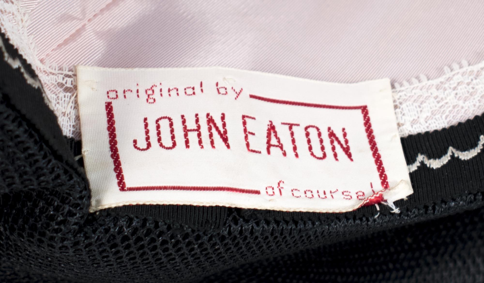 Image of Black hat with soft brim, made by John Eaton, ca. 1960s