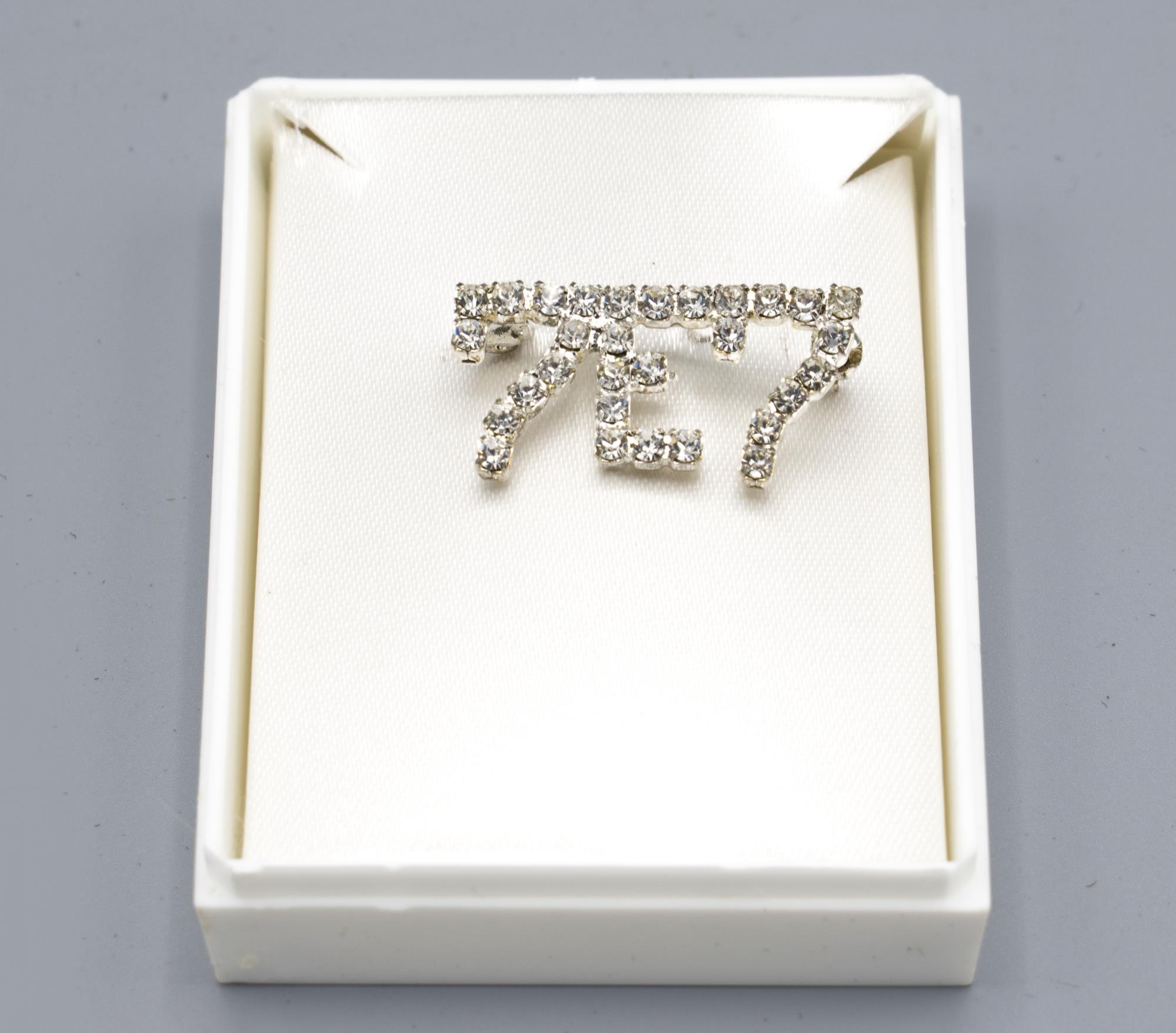 Image of Rhinestone pin, 