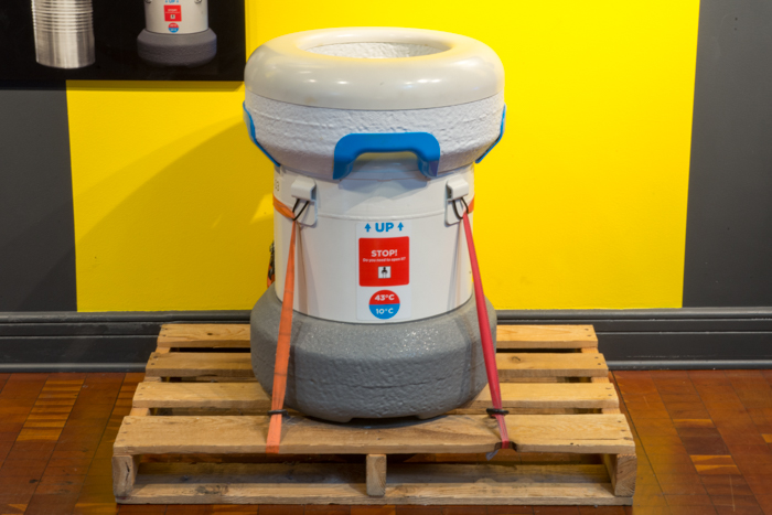 Image of Arktek Passive Vaccine Storage Device (P6) designed by Intellectual Ventures, ca. 2008