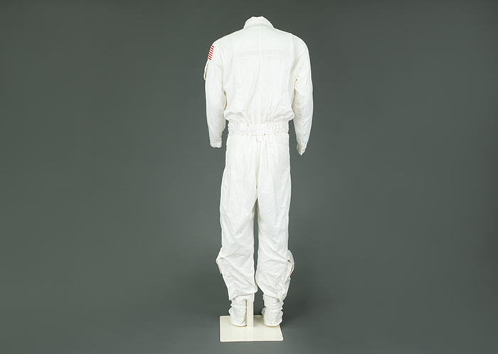 Image of Inflight coverall jacket, pants, and boots owned by astronaut Richard Francis Gordon, Jr., 1970-1971