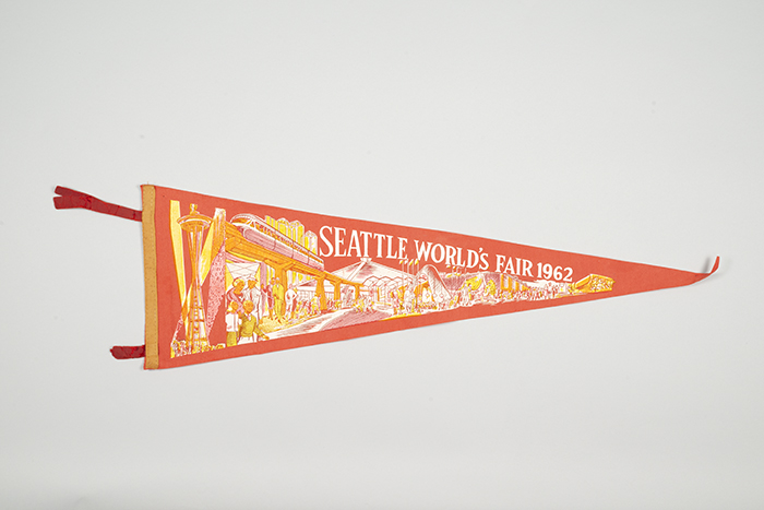 Image of Souvenir pennant from the Seattle World's Fair, Century 21, 1962