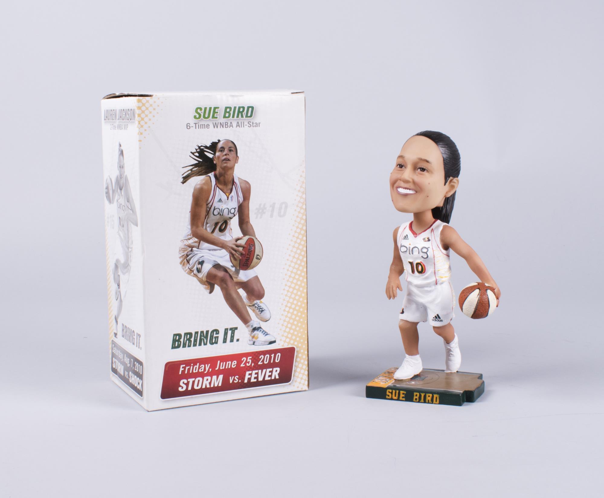 Image of Souvenir bobblehead figurine of professional basketball player Sue Bird, 2010