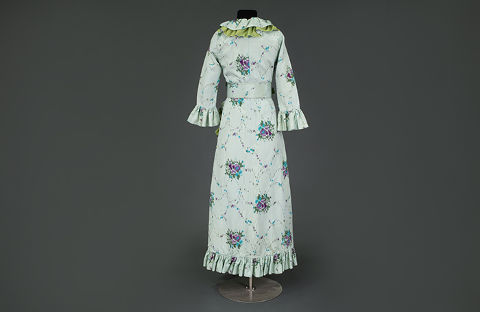 Image of Floral taffeta dress, 