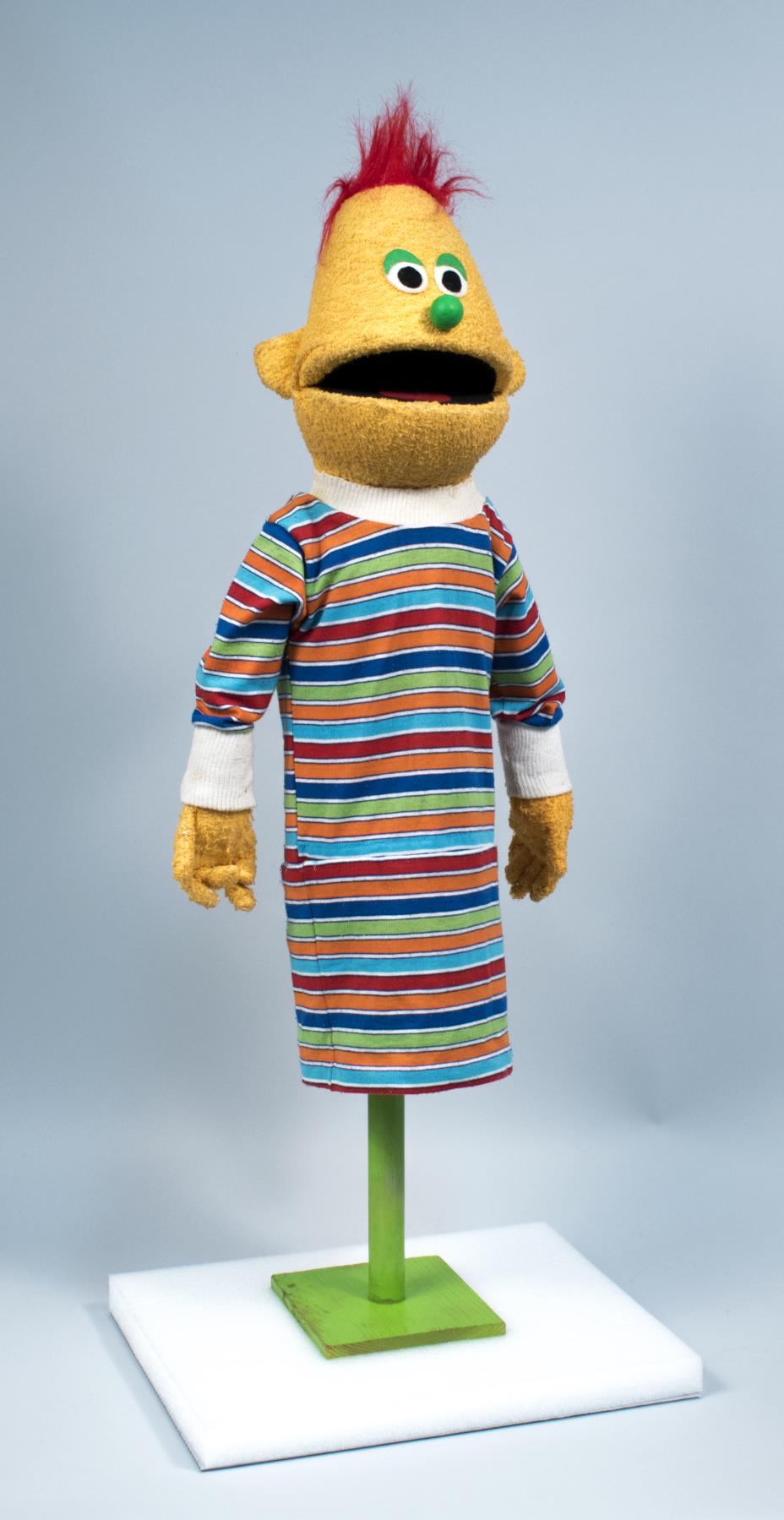 Image of Original Norbert puppet from the Seattle children's television show, Boomerang, ca. 1975-1980