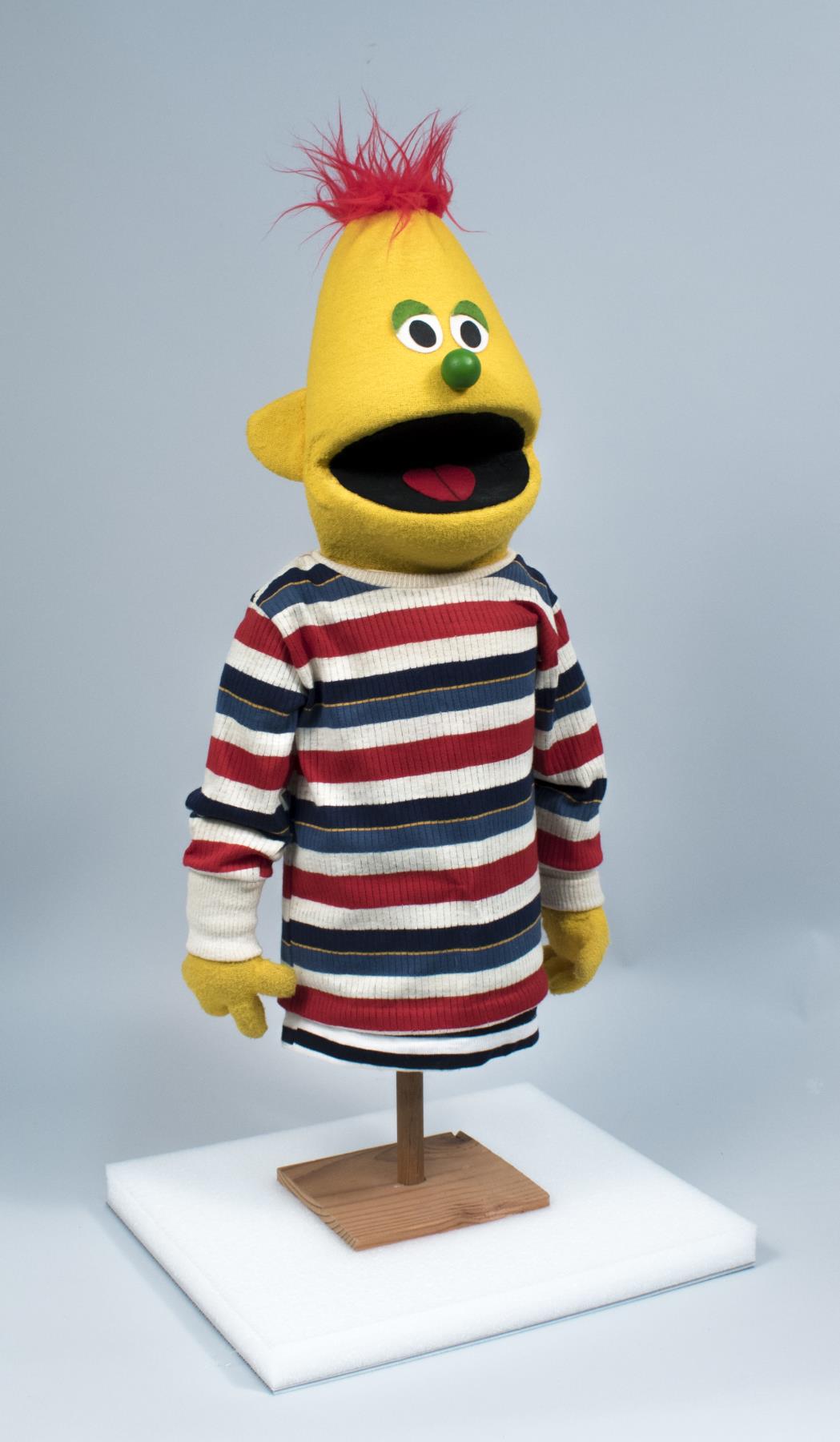Image of Newer Norbert puppet from the Seattle children's television show, Boomerang, ca. 1975-1980