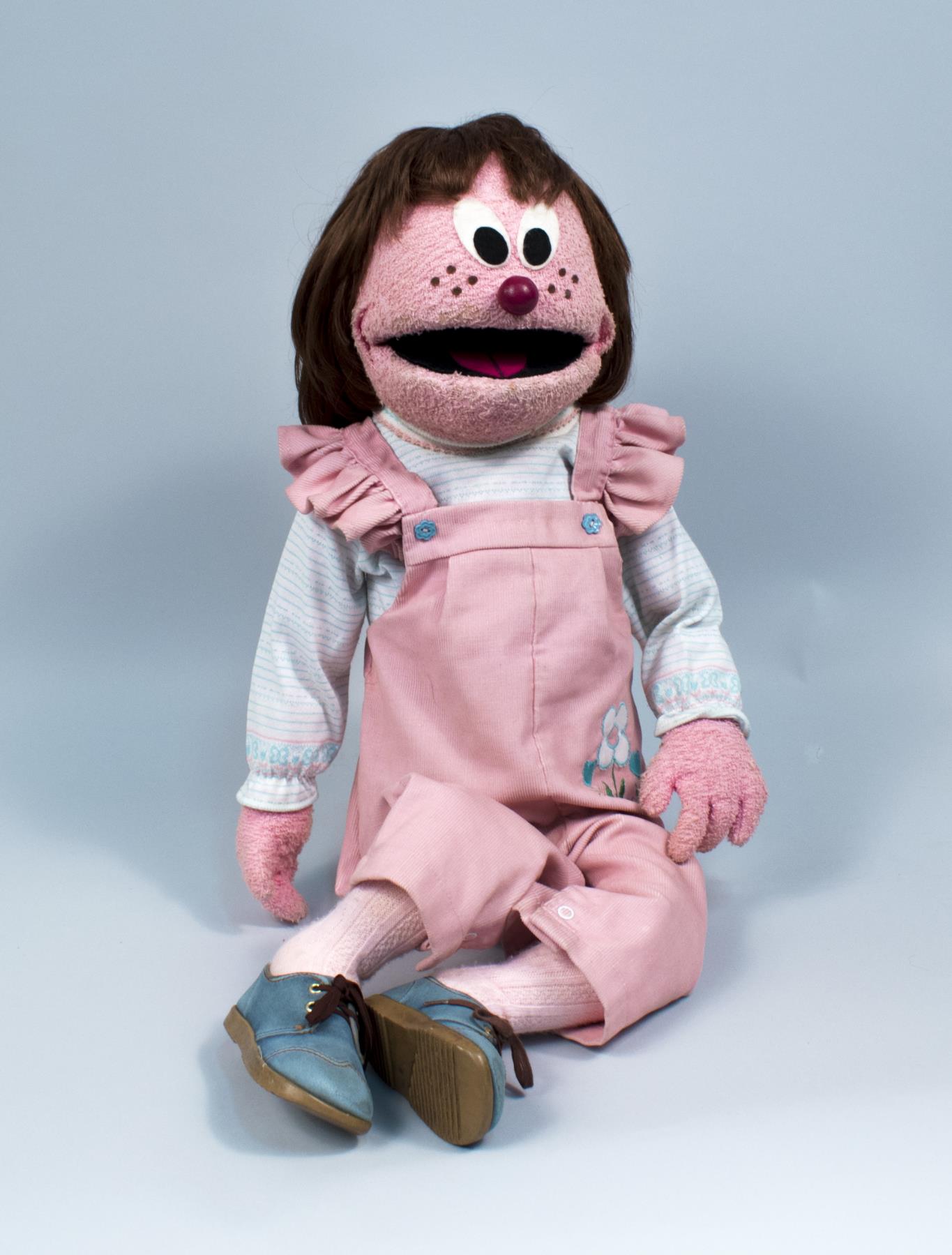 Image of Melinda puppet from the Seattle children's television show, Boomerang, ca. 1975-1980