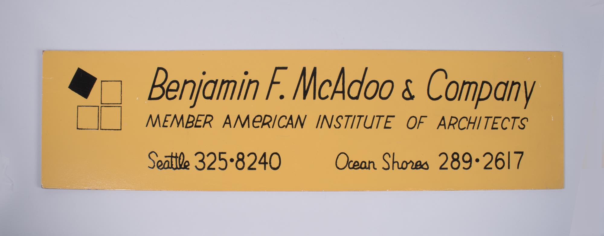 Image of Architectural business sign for 