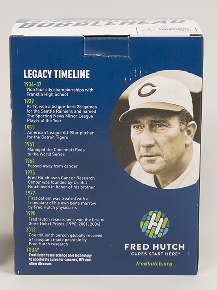 Image of Bobblehead figurine of Fred Hutchinson celebrating his 100th birthday, 2019