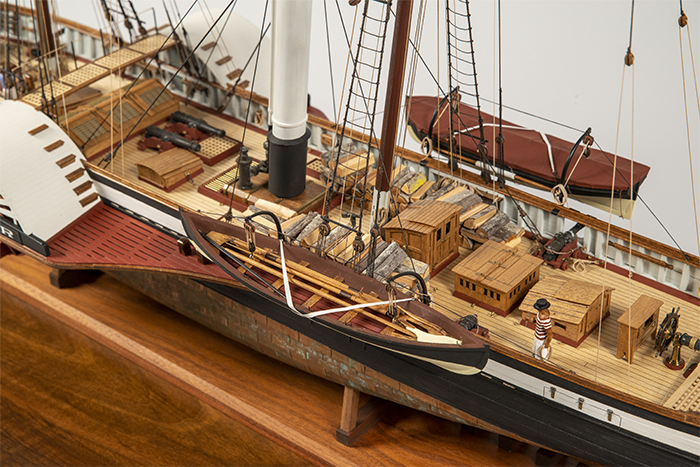 Image of Ship model of the SS Beaver made by modelmaker Ralph Hitchcock around 1980-2000