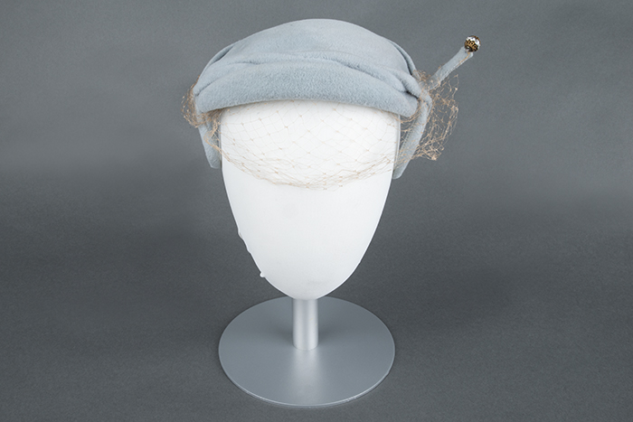 Image of Blue-gray hat from The Bon Marché by 