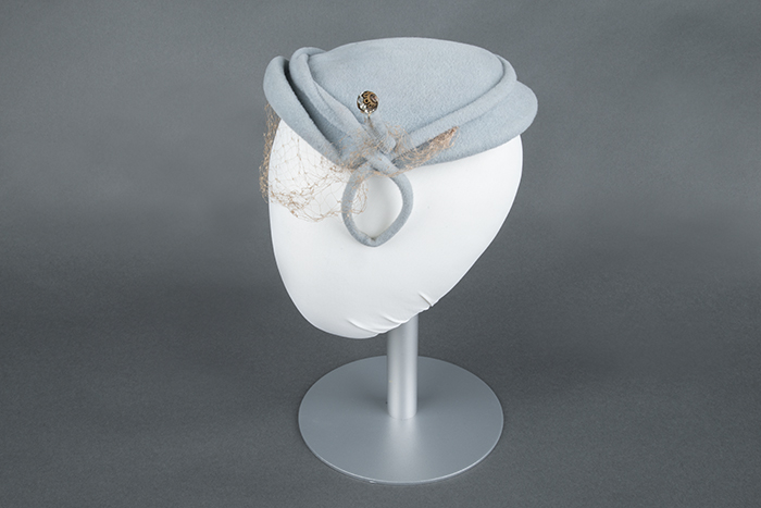 Image of Blue-gray hat from The Bon Marché by 