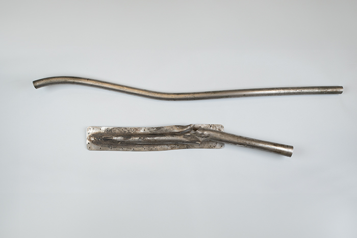 Image of Propeller, shaft, and shaft log from Slo-Mo-Shun IV hydroplane, 1950