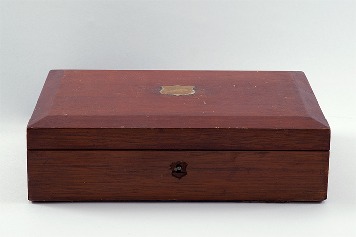 Image of Lowman & Hanford drafting set, 1910