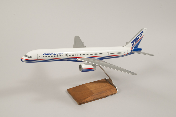 Image of Model airplane of the Boeing 757 produced from 1981 to 2004