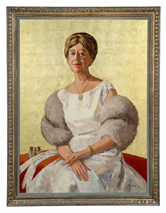 Image of Portrait of Cecilia Shultz by artist Ted Rand, 1965
