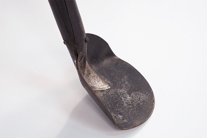 Image of Extra-long handled shovel, or 