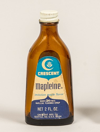 Image of Bottle of Mapleine extract from Crescent Mfg. Co., ca. 1980