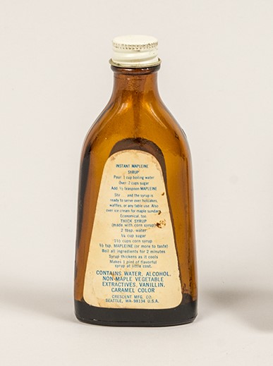 Image of Bottle of Mapleine extract from Crescent Mfg. Co., ca. 1980