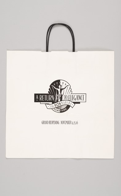 Image of The Bon Marché shopping bag, Seattle, ca. 1980s