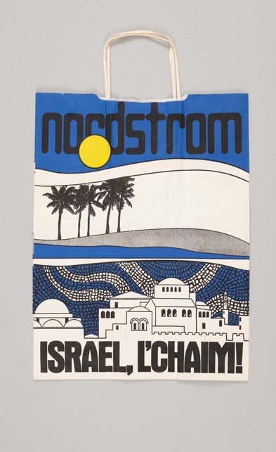 Image of Nordstrom shopping bag, Seattle, ca. 1980s