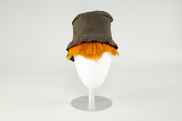 Image of Wig and hat worn by Stan Boreson, local celebrity and beloved performer, ca. 1994